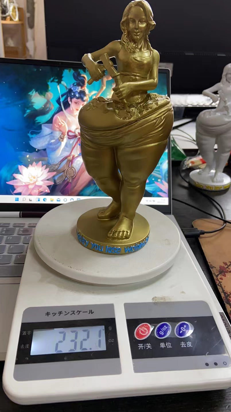 Yoga Studio Creative Gifts Slimming Goddess Ornaments Beauty Salon Health Hall Front Desk Ornaments Resin Crafts