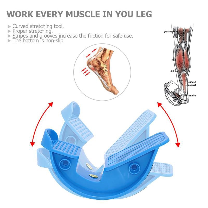 Foot Stretcher Rocker Ankle Stretch Board For Achilles Tendinitis Muscle Calf Stretch Yoga Fitness Sports Massage auxiliaryboard