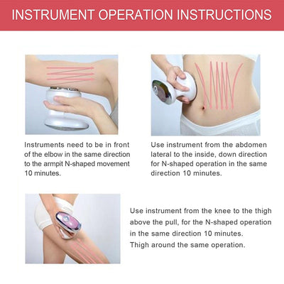RF Machine Cavitation Vibration Ultrasonic Rechargeable EMS Radio Frequency Weight Loss Body Slimming Anti Cellulite Massager