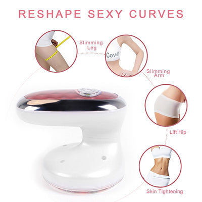 RF Machine Cavitation Vibration Ultrasonic Rechargeable EMS Radio Frequency Weight Loss Body Slimming Anti Cellulite Massager