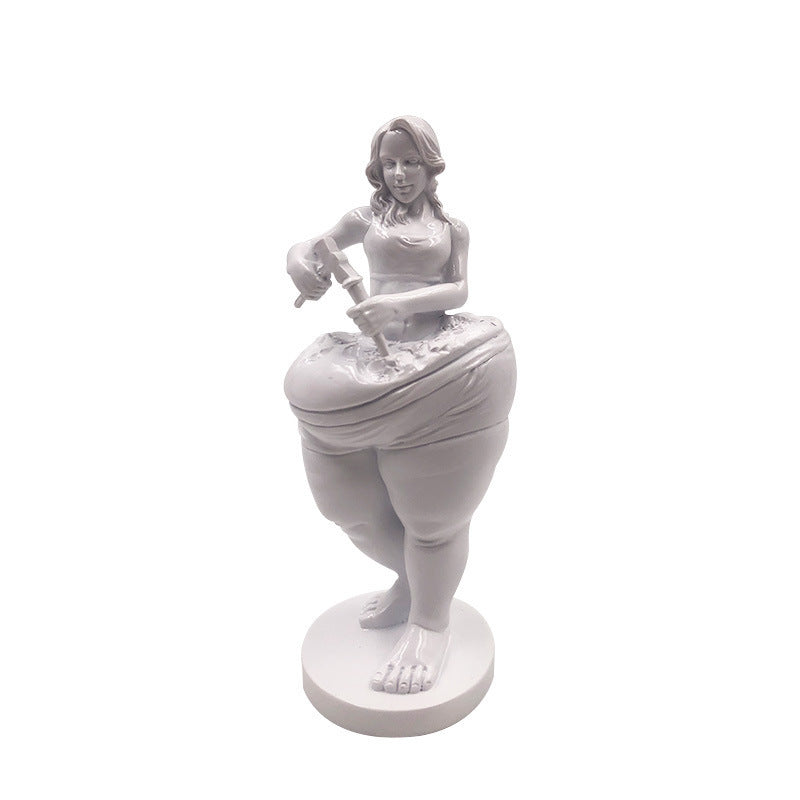 Yoga Studio Creative Gifts Slimming Goddess Ornaments Beauty Salon Health Hall Front Desk Ornaments Resin Crafts