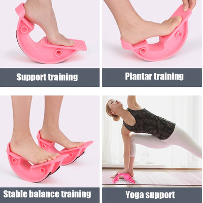 Foot Stretcher Rocker Ankle Stretch Board For Achilles Tendinitis Muscle Calf Stretch Yoga Fitness Sports Massage auxiliaryboard