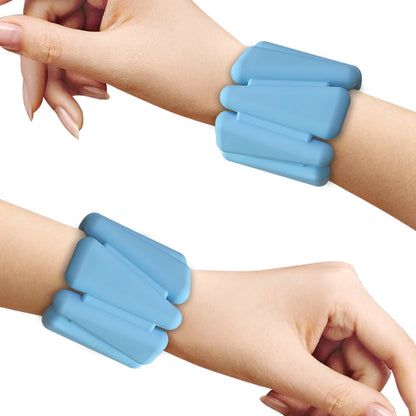 Yoga Fitness Weight Bracelet Sports Weight Silicone Wrist Strap 1 Pair