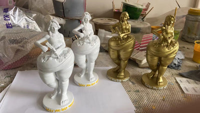 Yoga Studio Creative Gifts Slimming Goddess Ornaments Beauty Salon Health Hall Front Desk Ornaments Resin Crafts